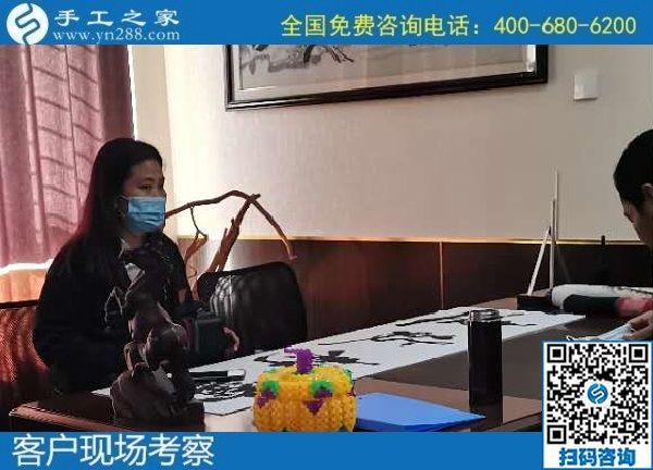 11月2日，手工活外發(fā)回收，這個可以拿回家做的手工活能掙錢嗎？實地看看就知道了，手工之家接待考察加工客戶剪影(圖3)