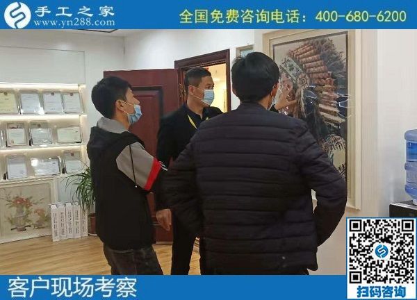 11月10日，正規(guī)供料的手工活，把這個(gè)手工活拿回家做就對(duì)了，手工之家接待考察加工客戶剪影