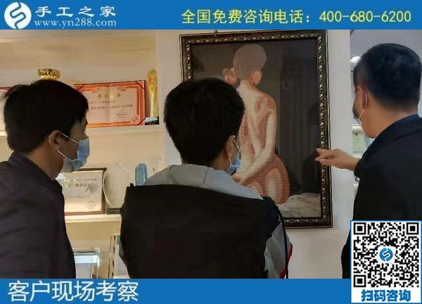 11月10日，正規(guī)供料的手工活，把這個(gè)手工活拿回家做就對(duì)了，手工之家接待考察加工客戶剪影