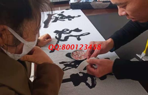 11月30日，在家做手工活掙錢，珠繡外發(fā)手工活要做好需要注意以下幾點(diǎn)，手工之家接待考察加工客戶剪影