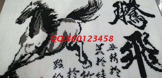 10月21日，可以寄到家做的手工活，帶回家做的手工活，大家在家掙錢都選這里，圖為勵志珠珠繡成品細(xì)節(jié)實拍