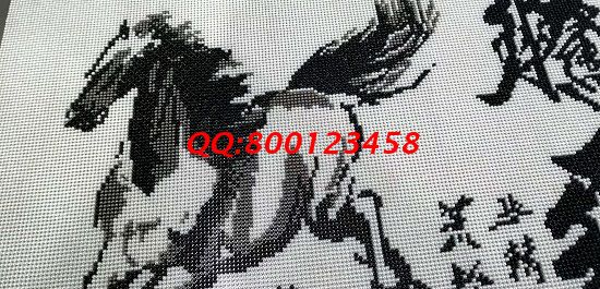 10月21日，可以寄到家做的手工活，帶回家做的手工活，大家在家掙錢都選這里，圖為勵志珠珠繡成品細(xì)節(jié)實拍