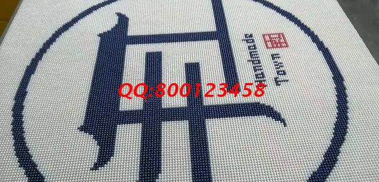 10月22日，正規(guī)手工活外發(fā)加工企業(yè)對(duì)加工費(fèi)結(jié)算都是非常重視的，圖為勵(lì)志珠珠繡成品細(xì)節(jié)實(shí)拍