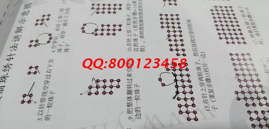 11月24日，在家做的手工活，可以帶回家做的手工活，就選非遺傳統(tǒng)手工勵志珠珠繡，圖為手工之家合作資料中的《合作流程》剪拍(圖3)