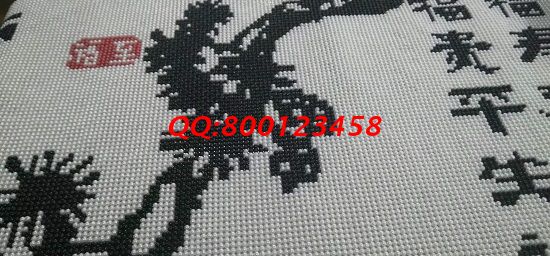 12月14日，年終歲末，找手工活做，在家做手工活掙錢，這個(gè)寄到家做的手工活外發(fā)加工項(xiàng)目很不錯(cuò)，圖為勵(lì)志珠珠繡成品細(xì)節(jié)實(shí)拍(圖2)