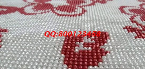 11月16日，可以帶回家做的手工活，在家做手工活掙錢，珠繡串珠手工活很重視服務(wù)和培訓(xùn)，圖為勵志珠珠繡成品細(xì)節(jié)實(shí)拍(圖3)