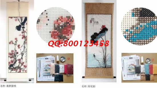1月8日，疫情防控常態(tài)化，在家做珠繡串珠手工活外發(fā)加工項目，放心居家掙錢，圖為勵志珠珠繡成品及材料剪影