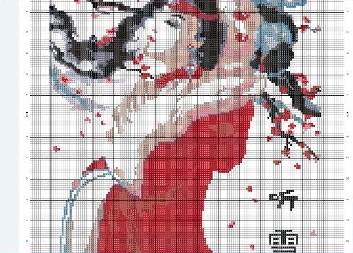 3月31日，手工工藝品DIY深受年輕人的喜歡，可以寄到家做的手工活，為什么很多人要開手工工作室，圖為勵志珠平面珠繡定制手工產(chǎn)品及圖紙剪影