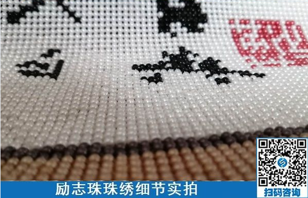 “家有勵(lì)志珠，生活多幸福”，非遺勵(lì)志珠珠繡手工活帶來(lái)的感悟(圖1)