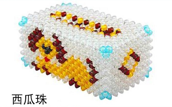 5月28日，手工活接單平臺(tái)，正規(guī)供料的手工活，珍惜珠繡外發(fā)手工活，珍惜合作，圖為珠繡串珠（紙抽盒）手工成品剪影