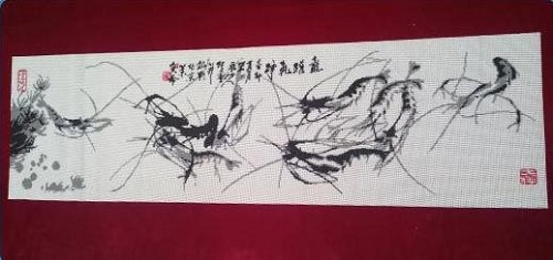 8月24日，正規(guī)手工活大批量外發(fā)加工，手工串珠兼職，付出和誠信成就事業(yè)發(fā)展，手工之家與加工人員一體向前，圖為勵志珠珠繡串珠手工產(chǎn)品剪影