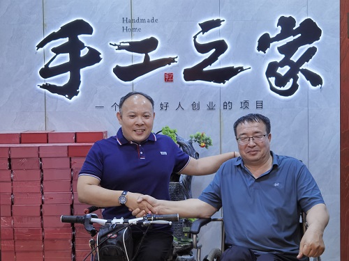 攜手前行，讓手工更好助力殘疾人事業(yè) ------ 記石家莊殘疾人協(xié)會一行到手工之家洽談交流