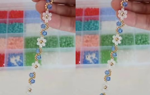 7月22日，手工活兼職是真的嗎？居家專兼職的好副業(yè)，做手工傳承官，開手工加工廠，在手工之家，成績(jī)和榮譽(yù)都是大家的，圖為串珠米珠繡純手工加工剪影