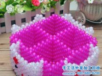 立體串珠手工活技能簡單，適合大家在家做，手工之家長期穩(wěn)定