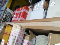 9月22日，純手工活外發(fā)加工項(xiàng)目，手工活兼職，選擇手工之家的加工人員了解的途徑有些不同，圖為成品倉(cāng)庫(kù)今日待檢手工產(chǎn)品剪影