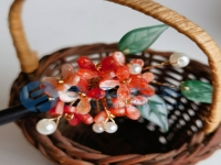 5月21日，在家里就能賺錢的工作，帶回家做的手工，手工之家的品牌是大家的品牌，圖為勵志珠珠繡串珠手工產品剪影