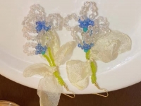6月14日，哪里可以做手工活兼職，手工項(xiàng)目拿回家做，開飾品加工廠，在手工之家做得好就是付出多，付出多自然收入好，圖為勵(lì)志珠珠繡串珠手工產(chǎn)品剪影
