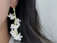 7月16日，手工活外發(fā)一手貨源，開飾品加工廠，居家靈活就業(yè)創(chuàng)業(yè)好選擇，與手工之家合作，遠近不是問題，圖為串珠米珠繡手工產(chǎn)品剪影