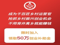 做鄉(xiāng)村運(yùn)營官，領(lǐng)50萬創(chuàng)業(yè)補(bǔ)助金