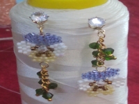 12月1日，靠譜手工兼職平臺(tái)，在家兼職平臺(tái)正規(guī)的日結(jié)手工有沒(méi)有，在家手工掙錢(qián)，開(kāi)飾品加工廠，手工之家與合作人員相互成就、精誠(chéng)合作，圖為串珠米珠繡手工產(chǎn)品剪影