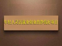 越來越多的年輕人選擇靈活就業(yè)創(chuàng)業(yè)，這兩個能賺錢的項目前景好