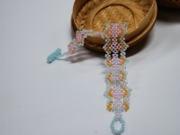 1月3日，兼職手工活可以帶回家做，小成本創(chuàng)業(yè)做手工傳承官，居家手工創(chuàng)業(yè)，手工之家的純手工給大家更多掙錢的渠道和方法，圖為串珠米珠繡純手工產(chǎn)品剪影