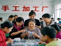 4月9日，在家做兼職的正規(guī)平臺(tái)，在家做手工靈活就業(yè)，微創(chuàng)業(yè)做家庭手工工作室（手工傳承官），在手工之家，大家決定自己的收入，圖為串珠米珠繡純手工產(chǎn)品剪影