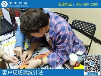 做鉆石畫手工活沒賺到錢，山東臨清市趙女士選擇手工之家串珠繡