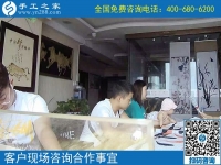 7月16日，正規(guī)的手工活外包，手工加工回收項目，手工之家接待考察加工客戶剪影