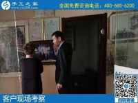 11月18日，手工活外發(fā)回收，手工活代理加工項(xiàng)目就選正規(guī)企業(yè)，手工之家接待考察合作加工客戶剪影