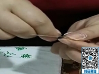 針法簡(jiǎn)單的非遺項(xiàng)目外發(fā)手工活，勵(lì)志珠珠繡很受加工人員的歡迎