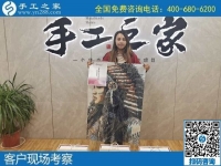 10月3日，手工活外發(fā)回收，這個可以寄到家做的手工活讓人安心在家掙錢，手工之家接待考察合作加工客戶剪影