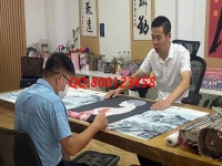 9月17日，想做合格的外發(fā)手工活產(chǎn)品，想象不管用，親自做才行，珠繡拿回家做的手工活很受歡迎，手工之家接待考察合作加工客戶剪影