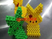 10月17日，可以帶回家做的手工活，手工之家的外發(fā)手工活是這樣交付成品的，圖為勵志珠珠繡串珠成品實拍